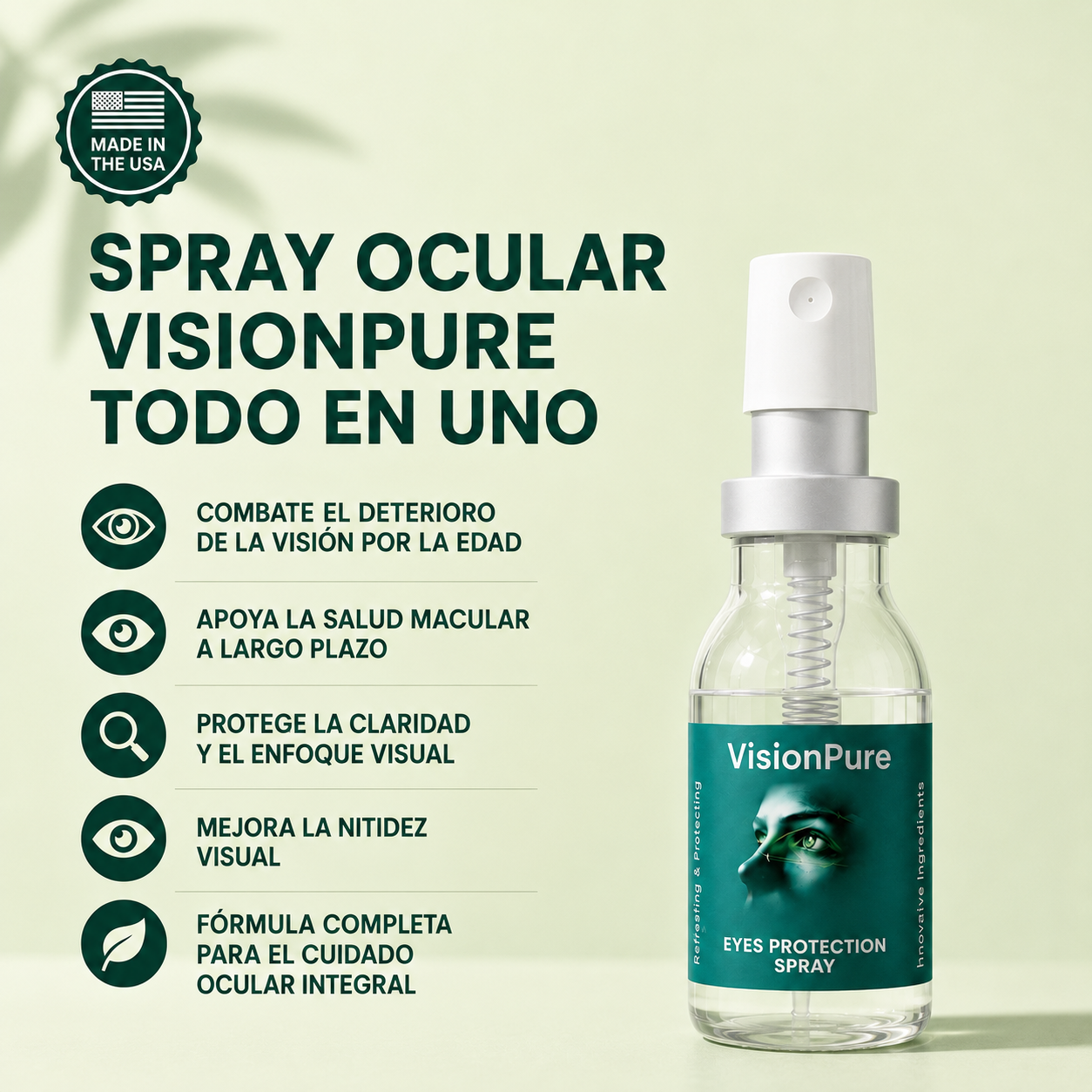 VisionPure® | Spray Para el Cuidado de Tus Ojos